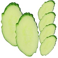 BESTOYARD 6pcs Simulated Cucumber Lifelike Cucumber Models Fake Cucumbers Restaurant Cucumber Props Vegetables Props Simulation Cucumber Vegetable Models Fruit Cucumber Green Vegetables PVC