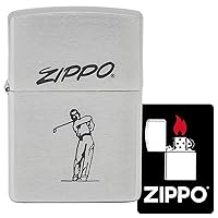 Zippo Classic Golf Lighter with Sticker