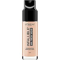 Makeup Infallible Up to 24 Hour Fresh Wear Lightweight Foundation, Rose Ivory, 1 Fl Oz.
