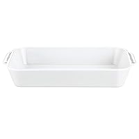 Pillivuyt Large Eared Rectangular Roaster - Deep - 9 X 13 X 2 1/2