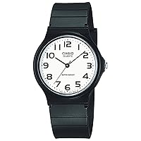 Casio MQ-24 Resin Wristwatch, Casio Collection, black/white (letter), Newest model