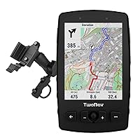 TwoNav Aventura 2 Plus Motor, on-Road and Off-Road GPS Navigator with 3.7-inch Screen for Motorcycle, car, 4x4, Quad with maps Included. Colour Green