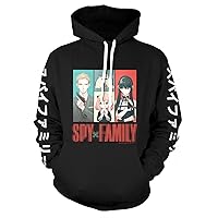 Anime Cosplay Hoodie 3D Long Sleeve Casual Pullover Sweatshirt Men's and Women's Hooded