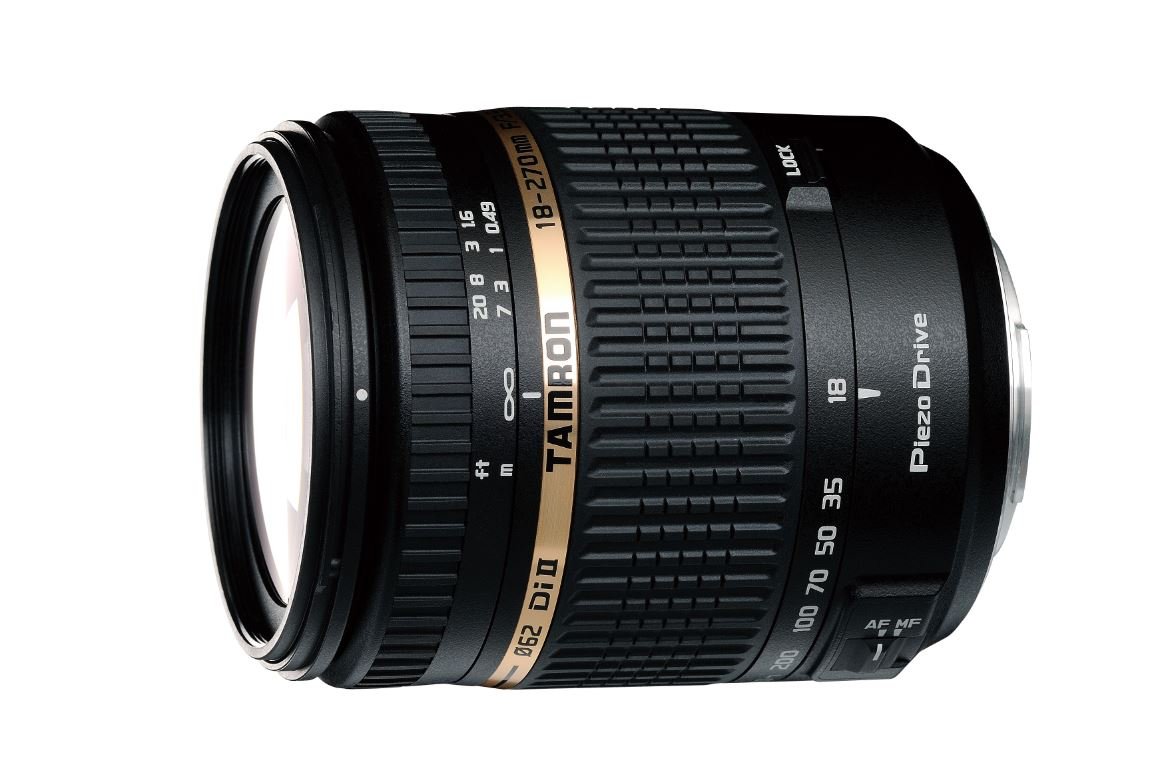 Tamron Auto Focus 18-270mm f/3.5-6.3 VC PZD All-In-One Zoom Lens with Built in Motor for Nikon DSLR Cameras (Model B008N)