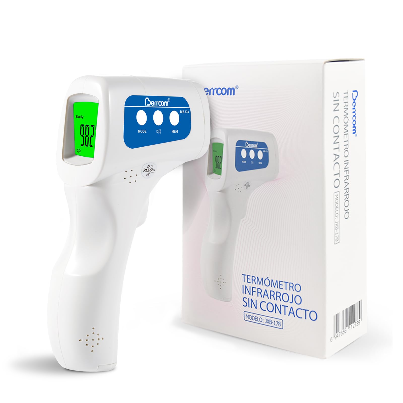 [Value Bundle] Berrcom Digital Thermometer DT007 & Berrcom Digital Non Contact Infrared Forehead Thermometer JXB178