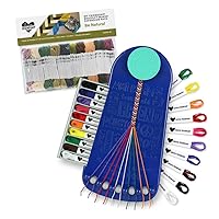 Choose Friendship, My Friendship Bracelet Maker (Blueberry) and Expansion Pack (Be Natural) Bundle, Makes Up to 40 Bracelets (100 Pre-Cut Threads and 75 Beads/Charms)
