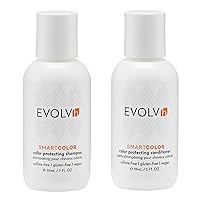 EVOLVh - SmartColor Travel Duo (Shampoo + Conditioner) | Vegan, Non-Toxic, Clean Hair Care (2 fl oz | 60 mL)