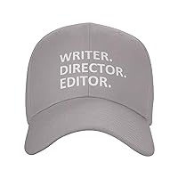 Writers Editor Director Hat Funny Sandwich Visor Baseball Cap Adjustable Dad Hat Men Women