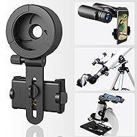 Eyeskey Universal Phone Adapter - Capture Stunning Moments with Your Smartphone Through Binoculars, Monoculars, Scopes, Telescopes, and Microscopes - Fits Most Smartphones