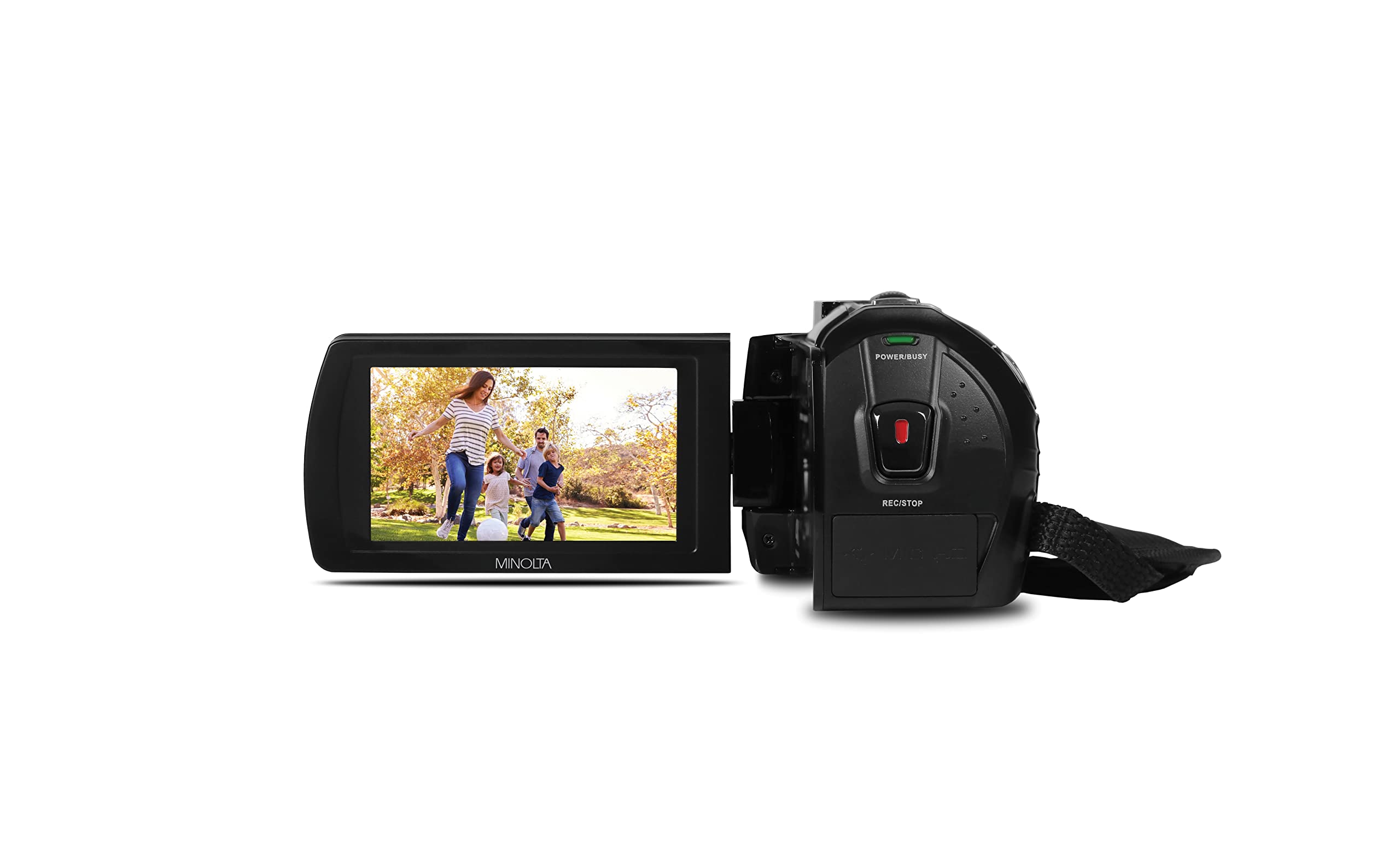 Minolta MN220NV 1080p Full HD 24MP Night Vision Camcorder with WiFi w/32GB Memory Card (Black)