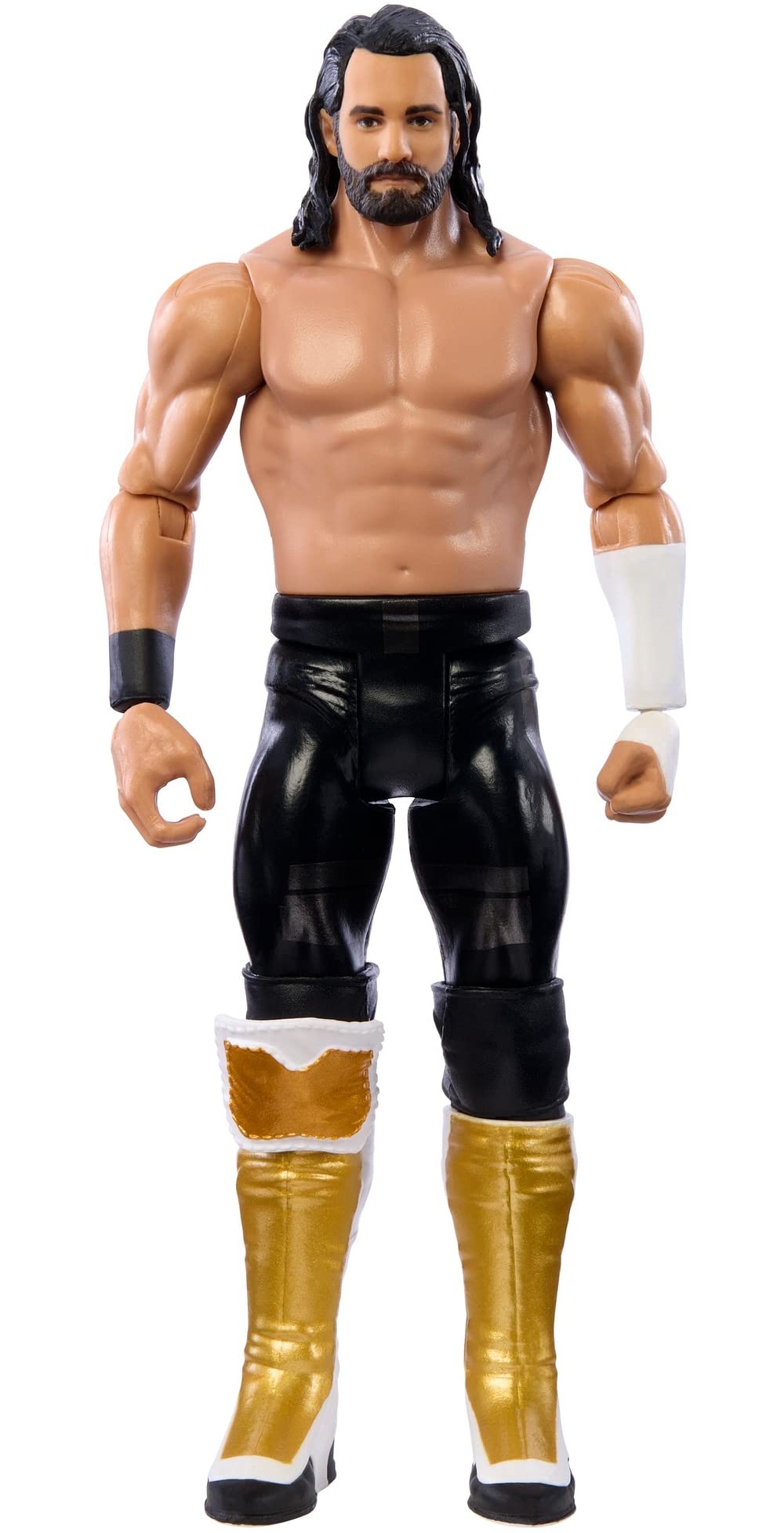 Mattel WWE Seth Rollins Basic Action Figure, 10 Points of Articulation & Life-Like Detail, 6-Inch Collectible