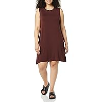 Amazon Essentials Women's Jersey Relaxed-Fit Muscle-Sleeve Swing Dress (Previously Daily Ritual)