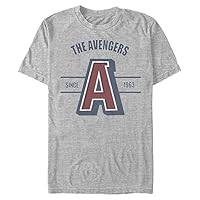 Marvel Classic Avengers Jersey Men's Tops Short Sleeve Tee Shirt