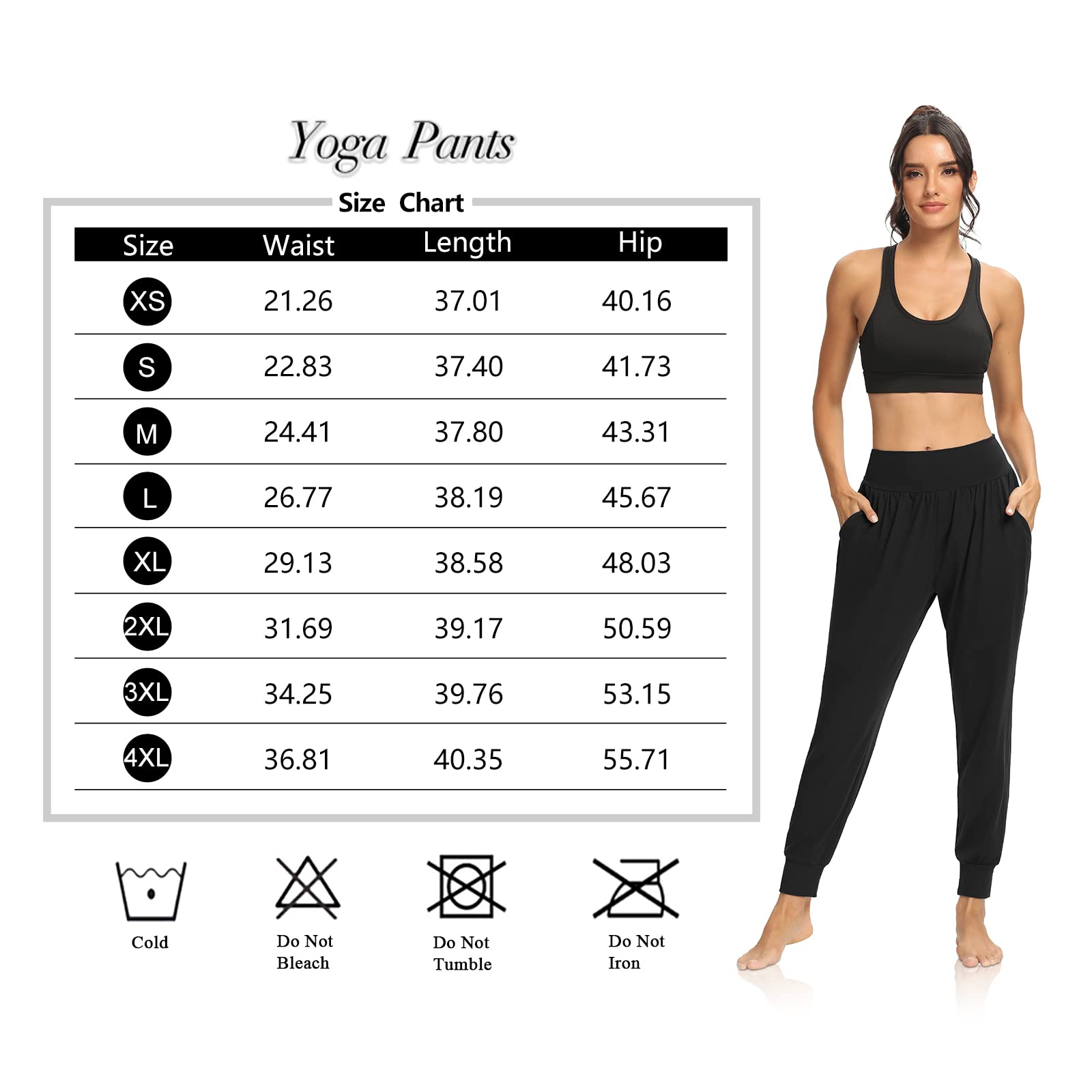 Uhane Women's Yoga and Gym Cotton Work-Out Loose Fit Pants (Black) with  pockets for Sports and Exercise – Uhane Fitness