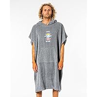 Rip Curl Changing Poncho Hooded Towel, Icons Grey