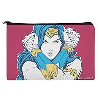 GRAPHICS & MORE Wonder Woman Movie Crossed Arms Makeup Cosmetic Bag Organizer Pouch