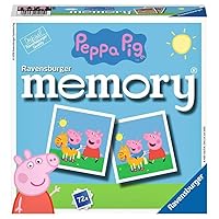 Ravensburger 21415 Peppa Pig Memory, The Classic Game for All Fans of The TV Series Peppa Pig, Memory Game for 2-8 Players from 4 Years