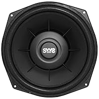 Earthquake Sound SWS-8Xi 8-inch Shallow Woofer System Under-the-Seat Subwoofer, 2-Ohm (Single)