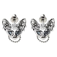 Earrings,Sphinx Cat Stud Earrings Fashion Piercing Earrings Gothic Punk Hairless Cat Ear Stud Jewelry Gift for Women Girls