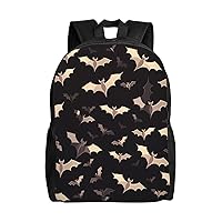 Halloween Flying Bats Backpack For Women Men Travel Laptop Backpack Rucksack Casual Daypack Lightweight Travel Bag