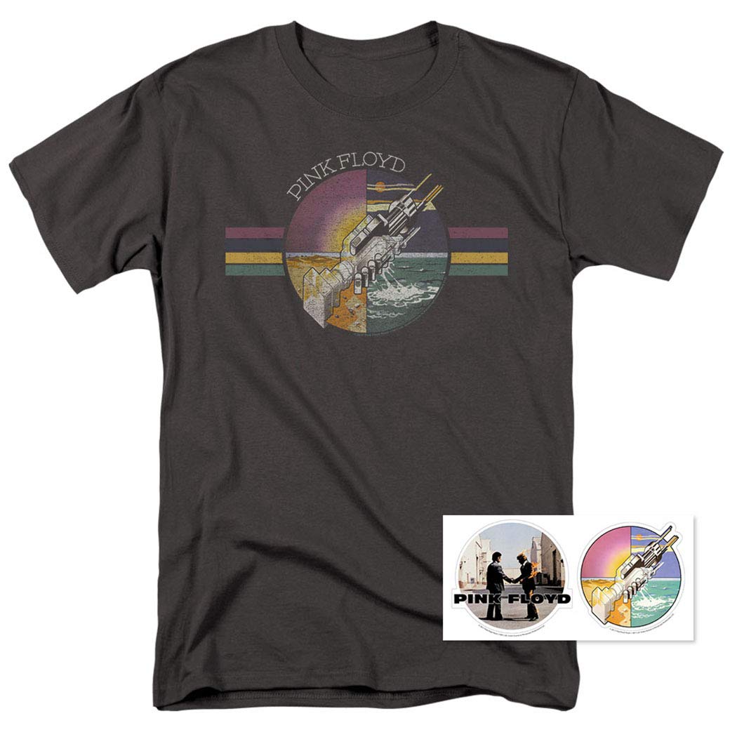 Pink Floyd T Shirt Wish You were Here Album Cover with Stickers