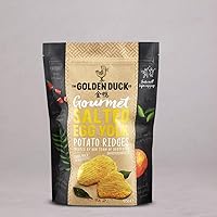 Golden Duck Salted Egg Fish Skin Crisps/ Potato Ridges/ Tempura (Salted Egg Yolk Potato Ridges 125g)