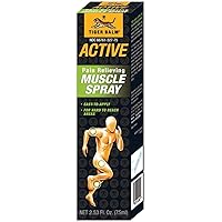 Active Muscle Spray, 2.53 fl. oz. – Sports Spray Muscle Rub Spray – Analgesic Spray for Muscles – Spray for Back Discomfort, & More – Relieving Spray for Soreness