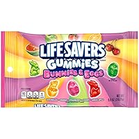 Life Savers, Gummies Chewy Easter Candy Bunnies Eggs, Assortment, 9.0 Ounce (Pack of 2)
