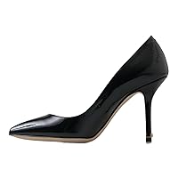 Dolce & Gabbana Black Patent Leather High Heels Pumps Women's Shoes