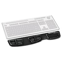 Fellowes Keyboard Palm Support with Microban Protection, Black(9183201)