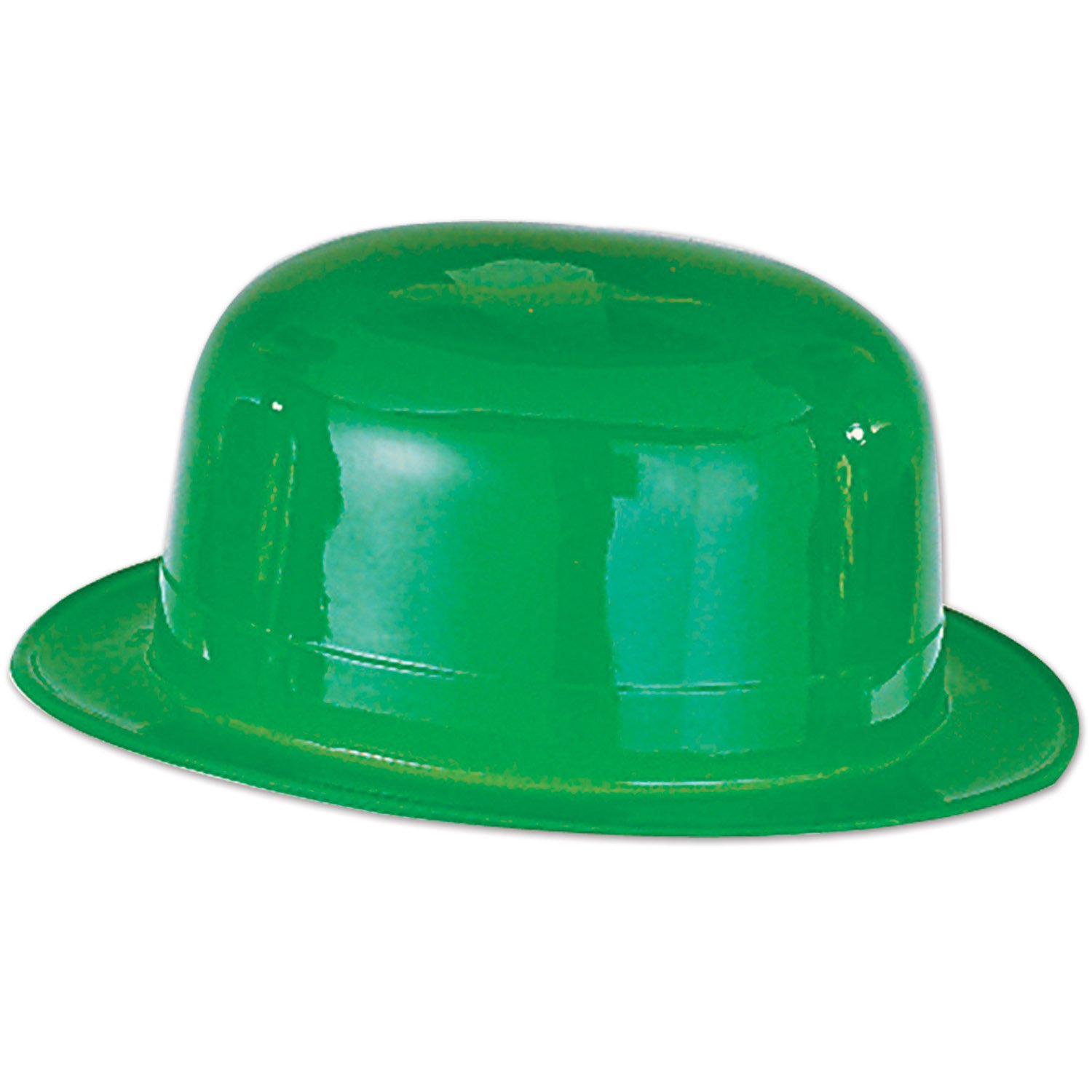 Beistle 33978 48-Pack Plastic Derbies Party Hat, Green