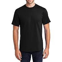 Mens 100% Cotton Casual Short Sleeves Tall Essential T-Shirt