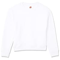 Hanes Girls Ecosmart Crewneck Sweatshirt, Soft Midweight Fleece Pullover For Girls