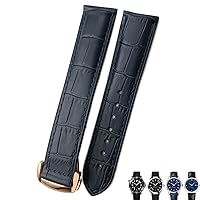 21mm 20mm 22mm Cow Leather Watch Strap for Omega Seamaster 300 Speedmaster Watch Bands
