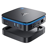 KAMRUI AK1 Plus Mini PC with Windows 11, Intel 12th Alder Lake N95 (Up to 3.4GHz), Mini Desktop Computers 8GB DDR4 256GB SSD Support 4K Display, WiFi/BT 4.2 for Business, Office, Home Server