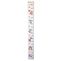 Baby Child Decorative Growth Chart Cartoon Height Measurement Hanging Rulers Wall Decor for Nursery Kids Child Boys Girls (White)