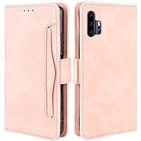 UMIDIGI F2 Case, Magnetic Full Body Protection Shockproof Flip Leather Wallet Case Cover with Card Slot Holder for UMIDIGI F2 Phone Case (Pink)