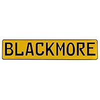 596753 Wall Art (Yellow Stamped Aluminum Street Sign Mancave Blackmore)