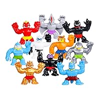 Heroes of Goo Jit Zu Minis, Minis Mega 10 Pack. Stretch, Squish, Battle with 10 Mini in One Pack!