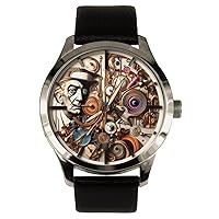 Incredible Salvador Dali Ultra Surreal Micmacs Steampunk Art Solid Brass Watch