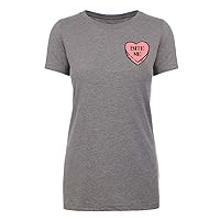 I Hate Valentine's Day Shirts, Woman Crew Neck T-Shirts, Candy Heart T-Shirts - Bite Me