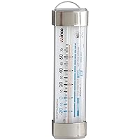 Winco Refrigerator/Freezer Thermometer with Suction Cup, 3-1/2-Inch by 1-1/8-Inch