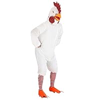 Deluxe White Rooster Adult Costume
