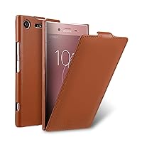 Jacka Type Cell Phone Case for Sony Xperia XZ1 - Brown