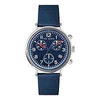 Ted Baker Mimosaa Chrono Blue Leather Strap Watch (Model: BKPMMF1279I)