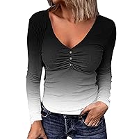 Tshirts Shirts for Women,Women's Short Sleeve Tops Cold Shoulder V Neck T-Shirt Summer Pullover Tee Blouses