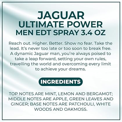 Jaguar Ultimate Power Men EDT Spray 3.4 oz (Pack of 2)