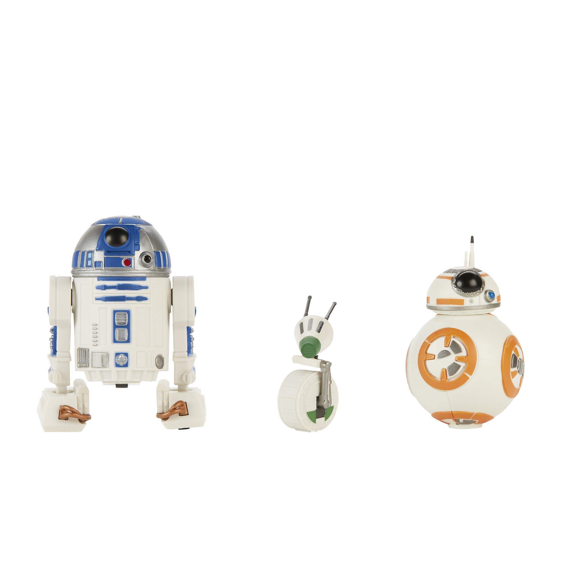 STAR WARS Galaxy of Adventures R2-D2, BB-8, D-O Action Figure 3 Pack, 5