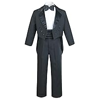 UMISS Boys' Double Breasted 2 Pieces Classic Suit for Wedding Party Jacket+Pants