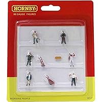 Hornby OO Gauge Working People 1:76 Scale Miniature Figures for Model Train Layouts R7117